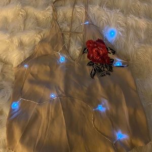 Windsor Tank Top with Rose Detail